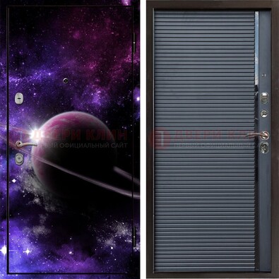 Металлическая дверь с фотопечатью Сатурна ДФ-20 в Краснодаре