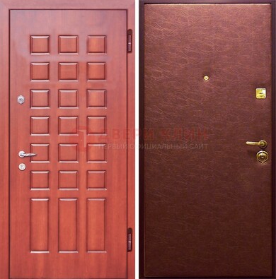Входная дверь с МДФ и винилискожей ДМ-178 для офиса в Краснодаре