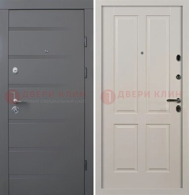 Квартирная железная дверь с МДФ панелями ДМ-423 в Краснодаре