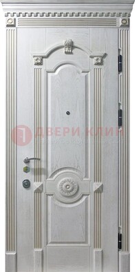 Белая дверь с МДФ ДМ-525 в Краснодаре