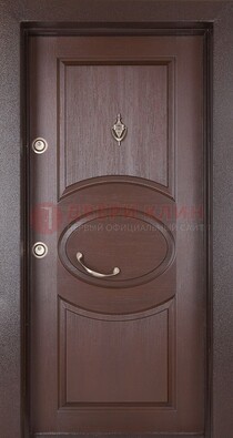 Железная дверь с массивом дуба в стиле классика ДМД-55 в Краснодаре