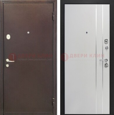 Входная дверь с порошковым покрытием с МДФ с молдингами ДП-232 в Краснодаре