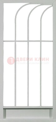 Современная железная решетчатая дверь ДР-39 в Краснодаре