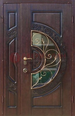 Полуторная железная дверь Винорит в классическом стиле ДСК-272 в Краснодаре