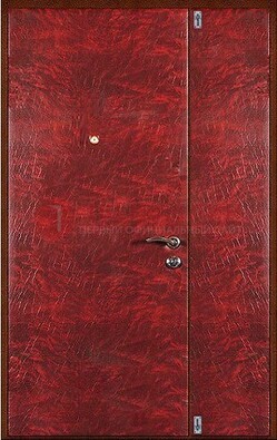 Красная тамбурная дверь ДТМ-33 в Краснодаре
