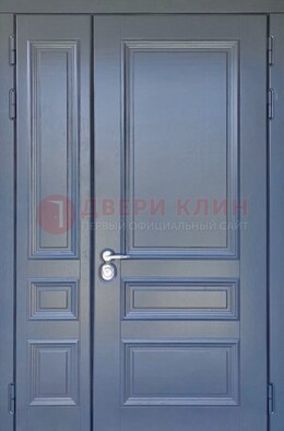 Темно-серая железная дверь с виноритом ДВТ-242 в Краснодаре